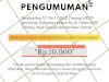 PENGUMUMAN PENTING, PERUBAHAN TARIF PELAYANAN PUSKESMAS KLATEN UTARA