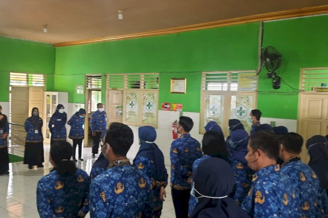 Kegiatan Apel Pagi Seluruh Karyawan Puskesmas Klaten Utara