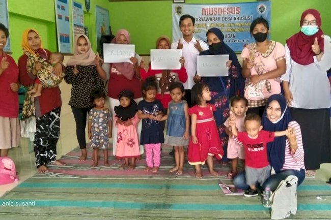Kegiatan Posyandu BGM2T di Desa Jebugan