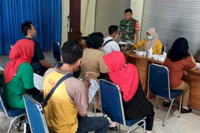 Kegiatan Vaksinasi Covid-19 di Kelurahan Gergunung