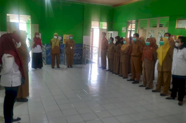 Kegiatan Apel Pagi Seluruh Karyawan Puskesmas Klaten Utara