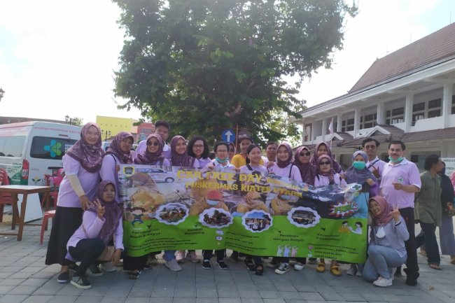 Puskesmas Klaten Utara Hadir Dalam Car Free Day Klaten