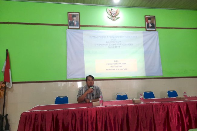 Musyawarah Masyarakat Desa di Desa Jebugan