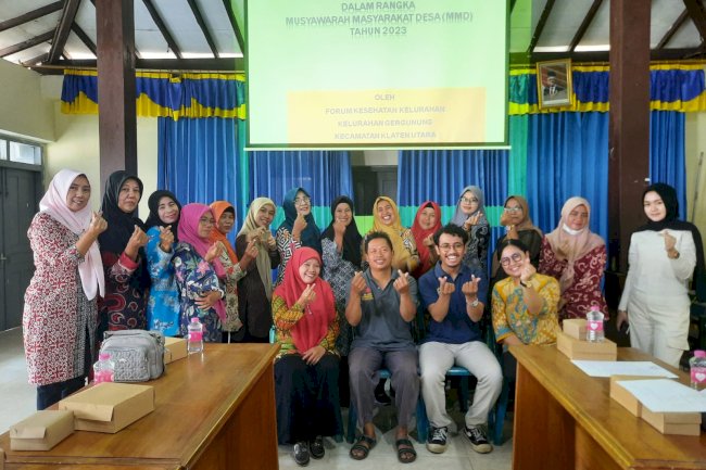 Musyawarah Masyarakat Desa di Kelurahan Gergunung