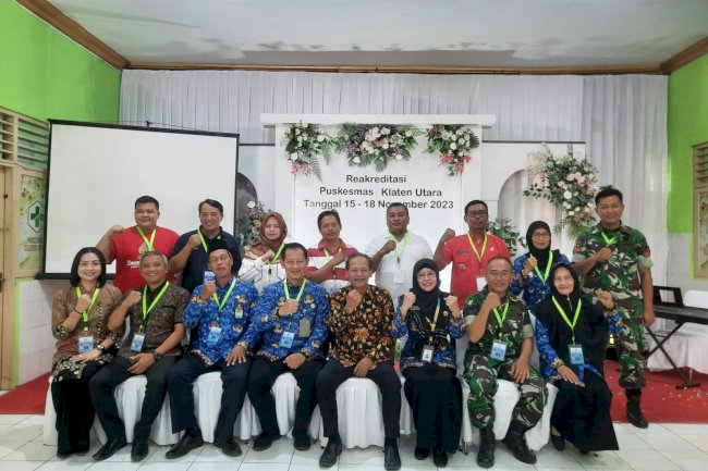 Hari Pertama Re-Akreditasi Puskesmas Klaten Utara Tahun 2023