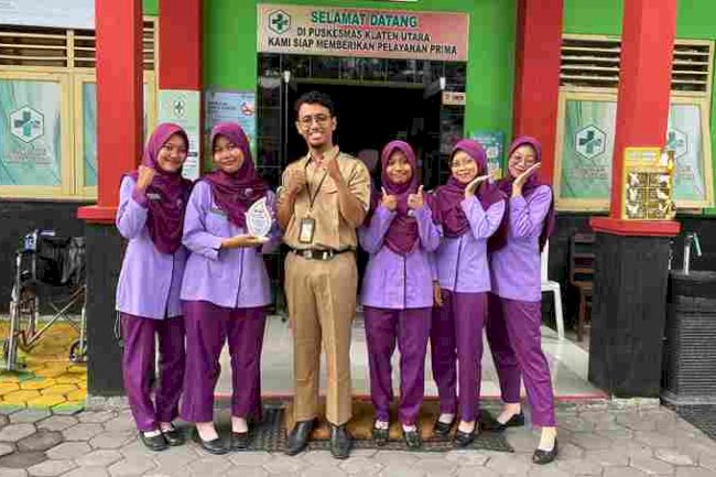 Mahasiswi Poltekkes Solo Praktek Lapangan di Puskesmas Klaten Utara