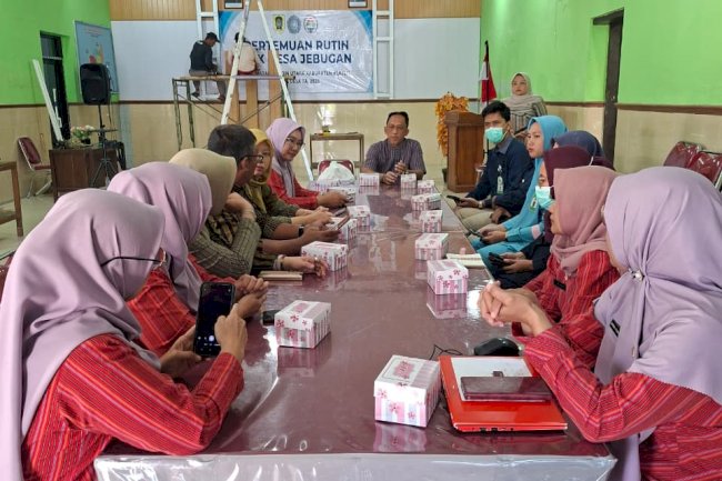 Koordinasi Kegiatan Speling di Desa Jebugan Bersama Lintas Sektor