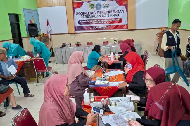 Pelaksanaan Kegiatan CKG Speling di Desa Jebugan