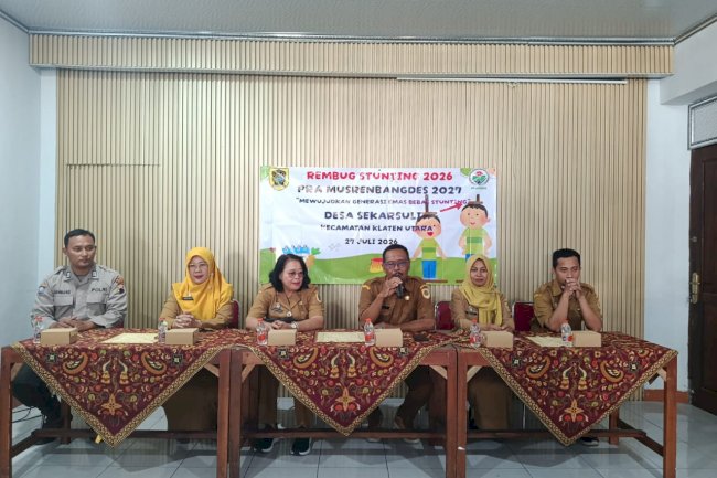 Rembug Stunting Desa Sekarsuli