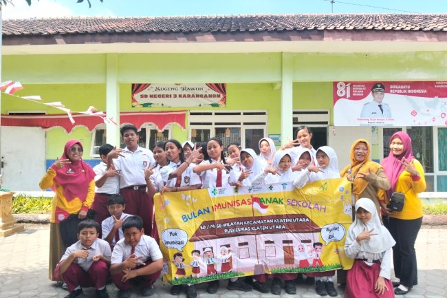 Kegiatan BIAS dan CKG di SD N 3 Karanganom