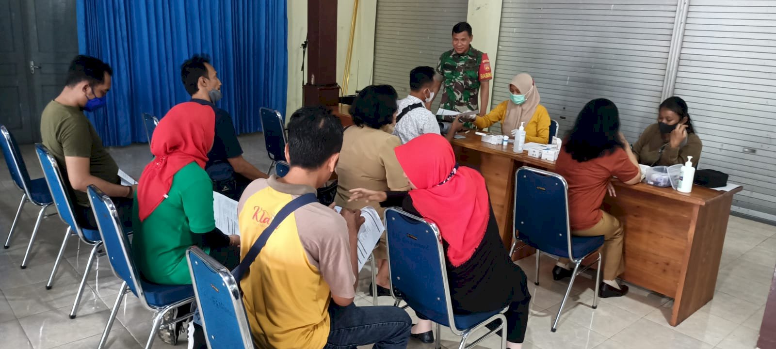 Kegiatan Vaksinasi Covid-19 di Kelurahan Gergunung