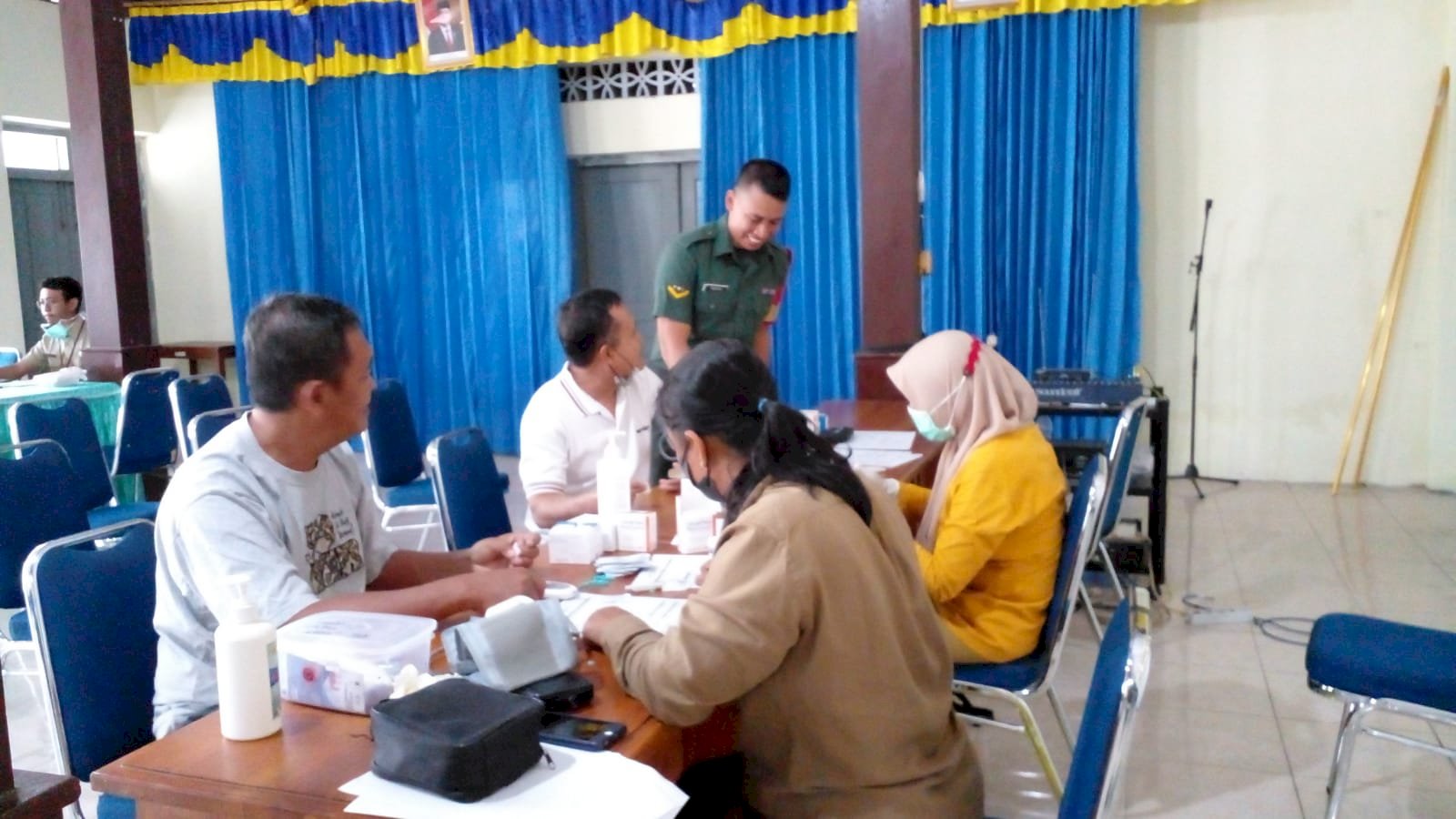 Kegiatan Vaksinasi Covid-19 di Kelurahan Gergunung