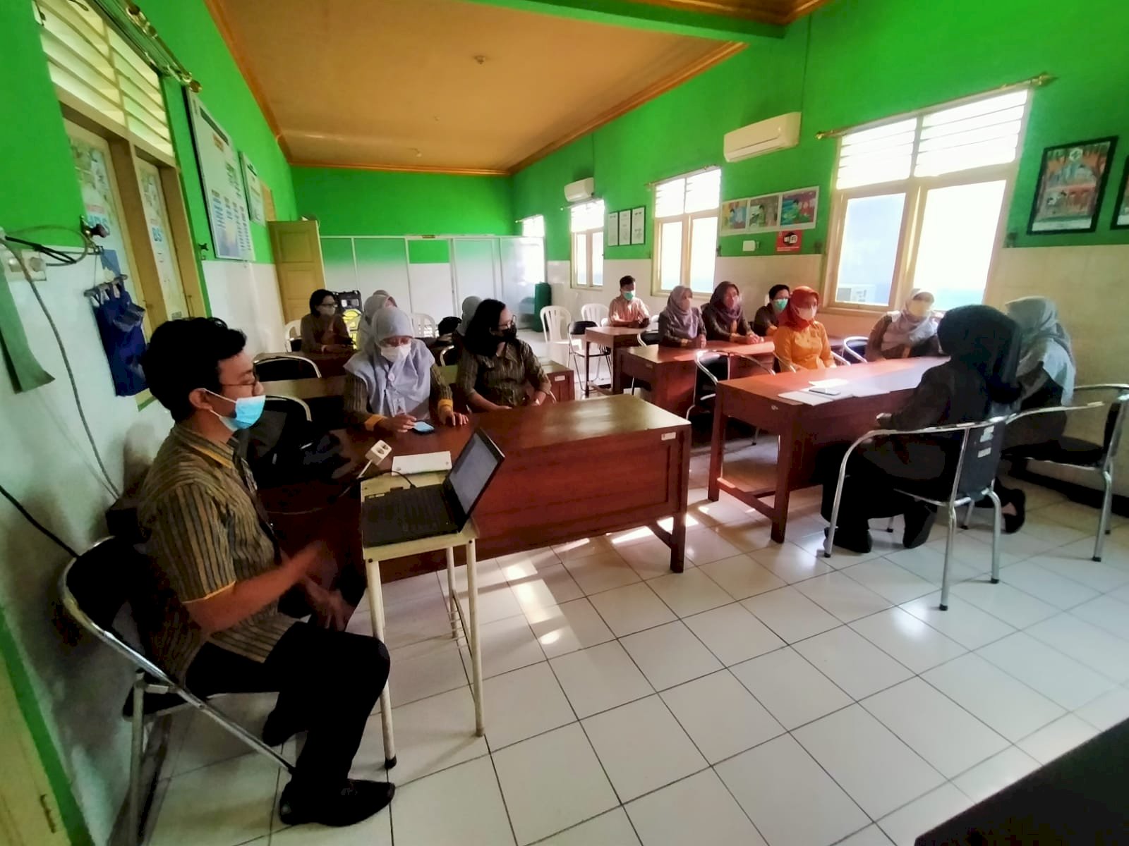 Rapat Tim UKM bersama Kepala Puskesmas Klaten Utara