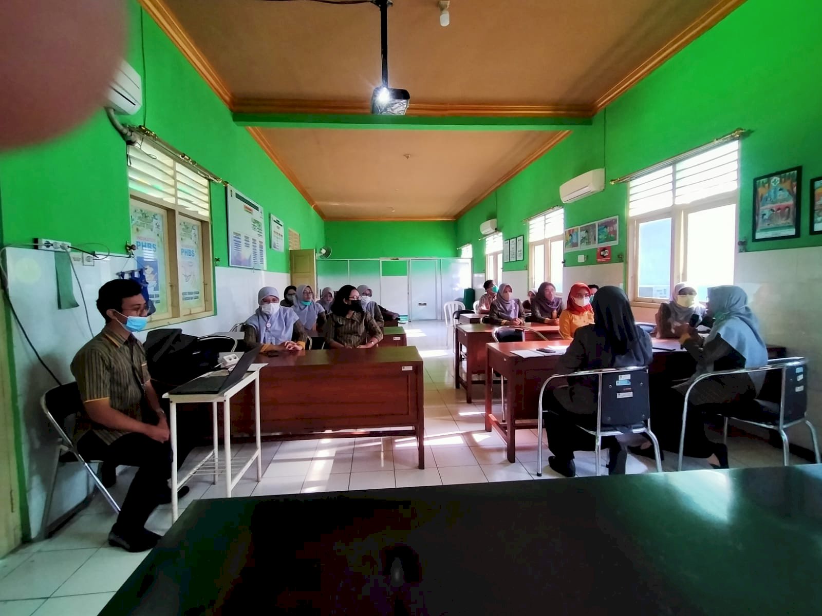 Rapat Tim UKM bersama Kepala Puskesmas Klaten Utara