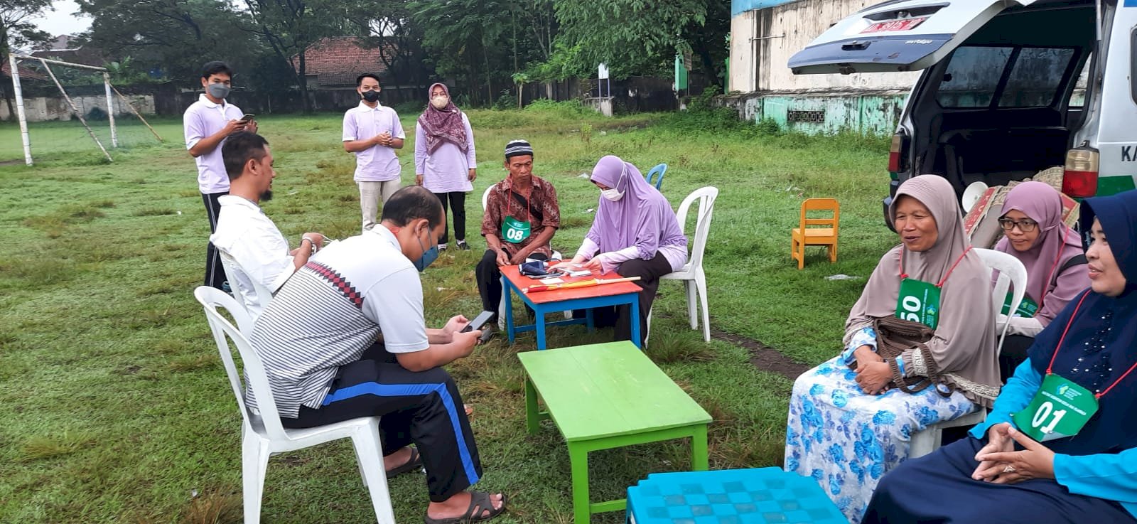 Kegiatan Pengukuran Kebugaran Calon Jamaah Haji Puskesmas Klaten Utara