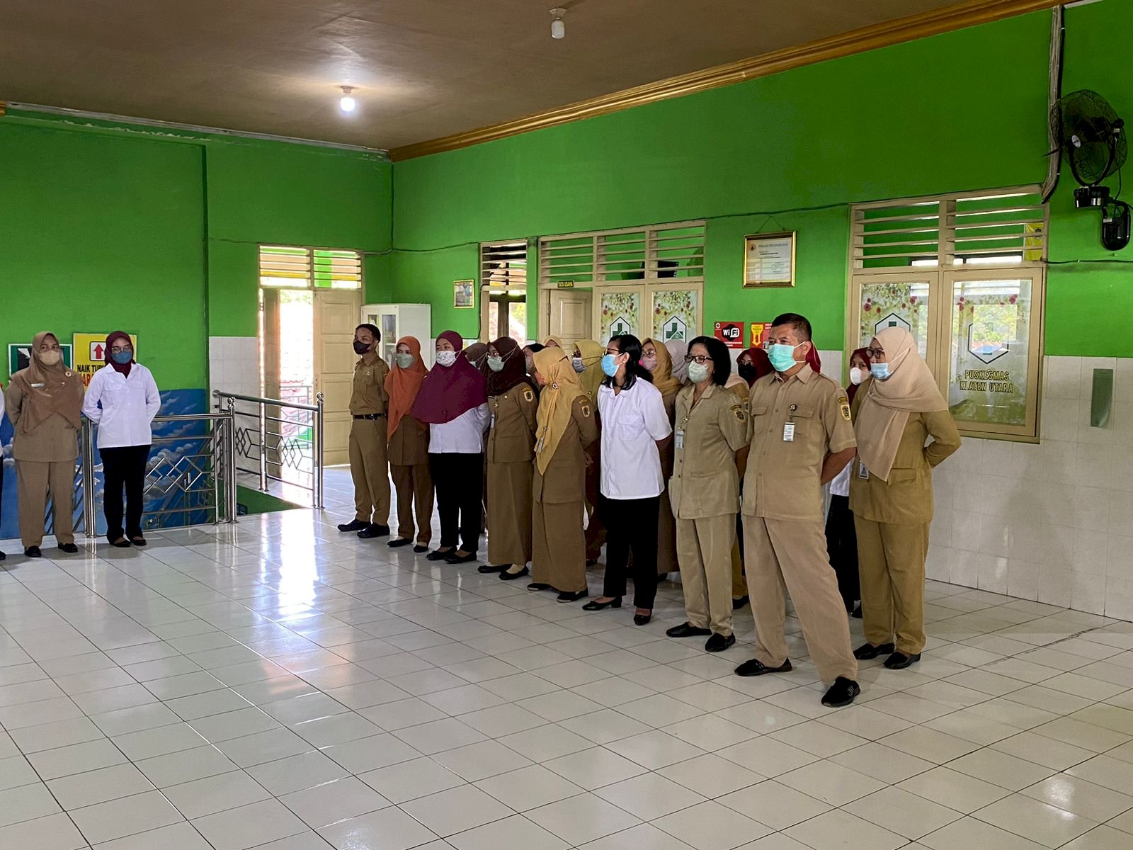 Apel Pagi Rutin Karyawan Puskesmas Klaten Utara