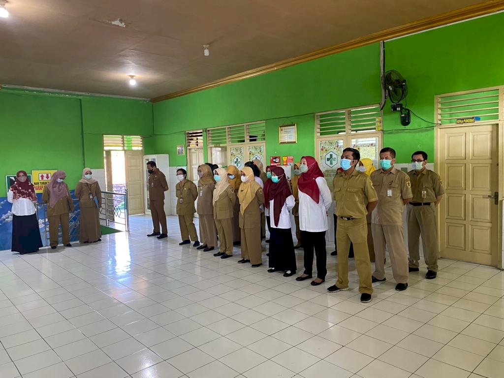 Kegiatan Apel Pagi Seluruh Karyawan Puskesmas Klaten Utara