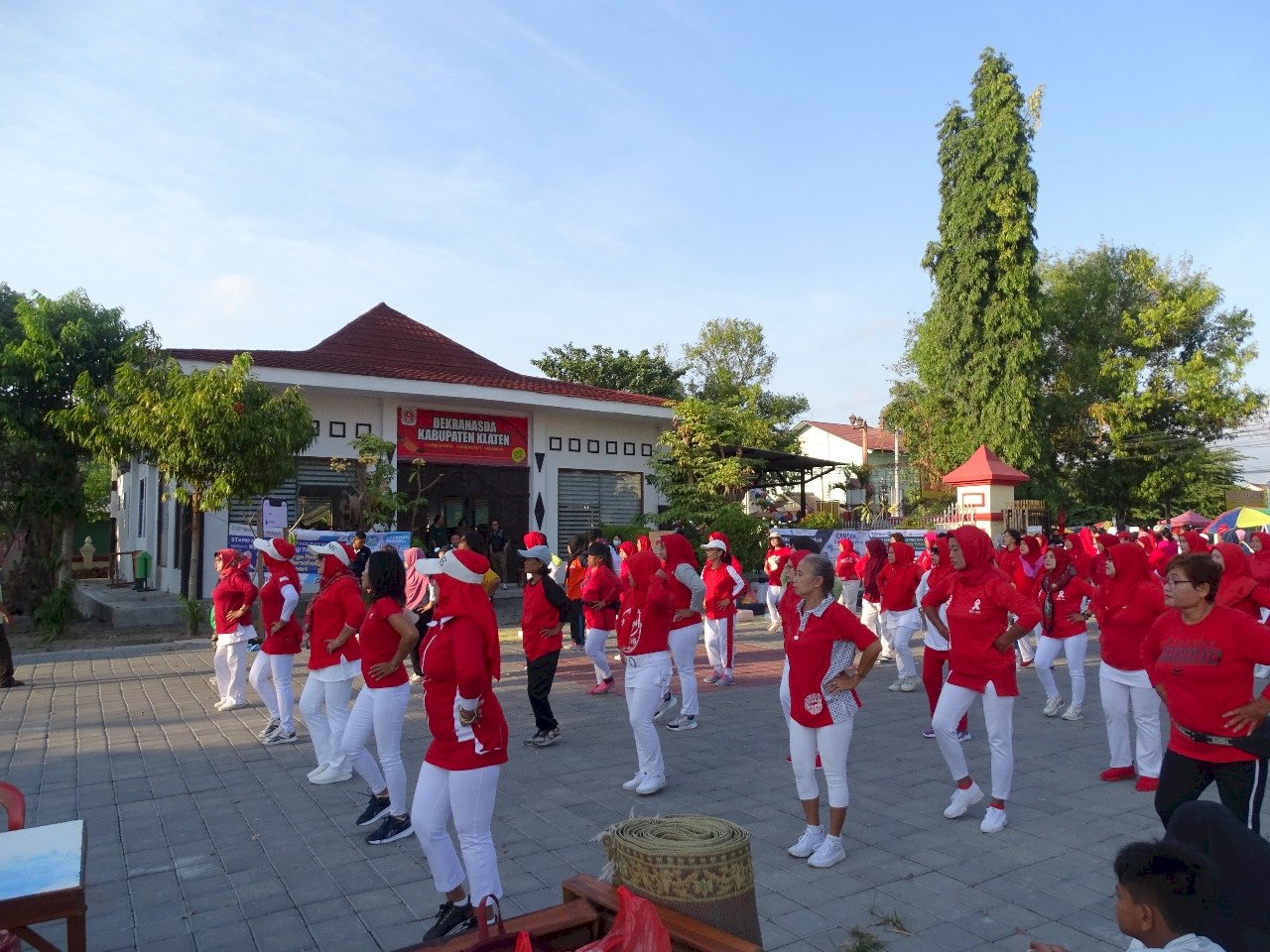 Puskesmas Klaten Utara Hadir Dalam Car Free Day Klaten