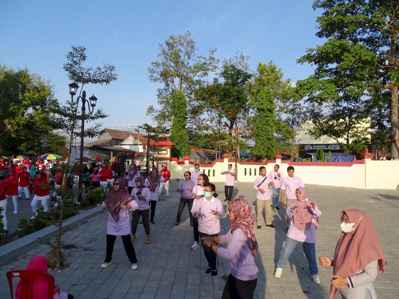 Puskesmas Klaten Utara Hadir Dalam Car Free Day Klaten