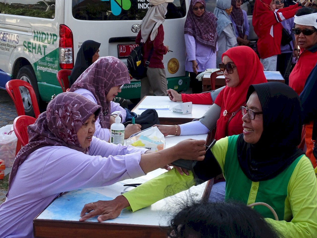 Puskesmas Klaten Utara Hadir Dalam Car Free Day Klaten