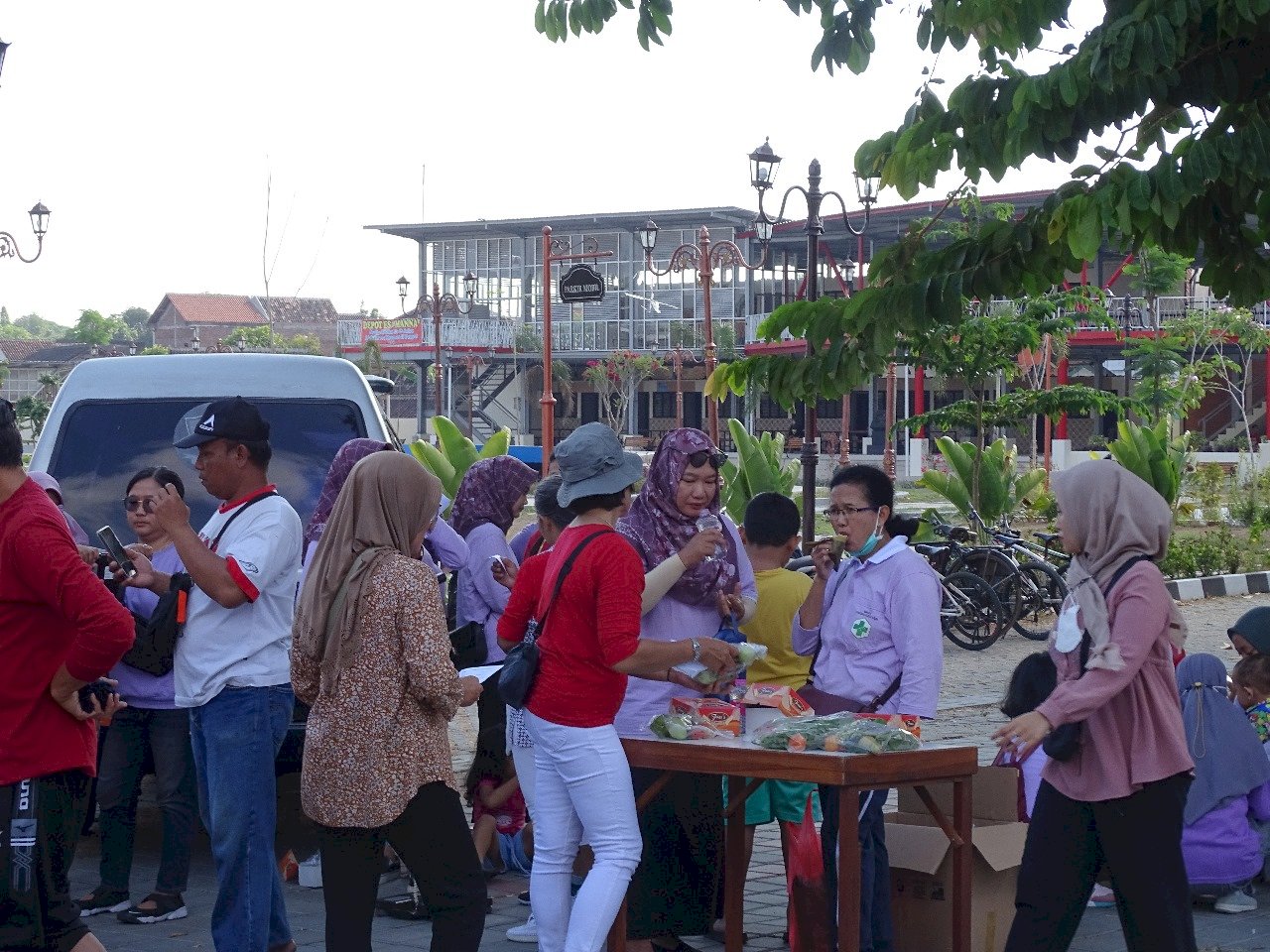 Puskesmas Klaten Utara Hadir Dalam Car Free Day Klaten