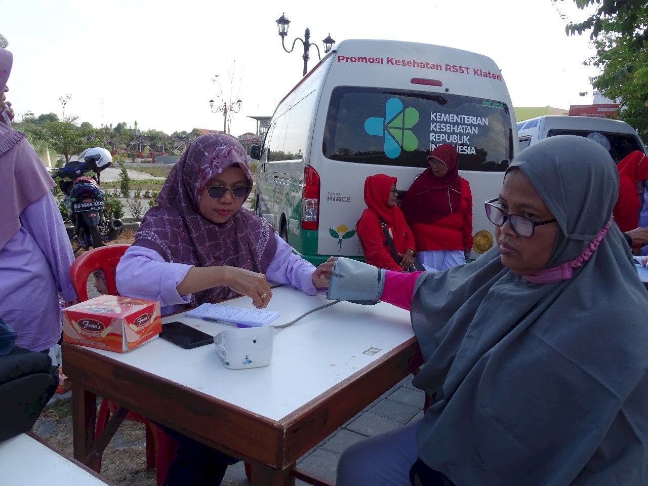 Puskesmas Klaten Utara Hadir Dalam Car Free Day Klaten