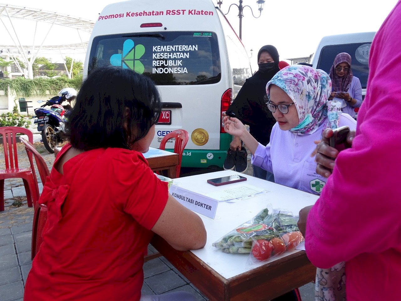 Puskesmas Klaten Utara Hadir Dalam Car Free Day Klaten