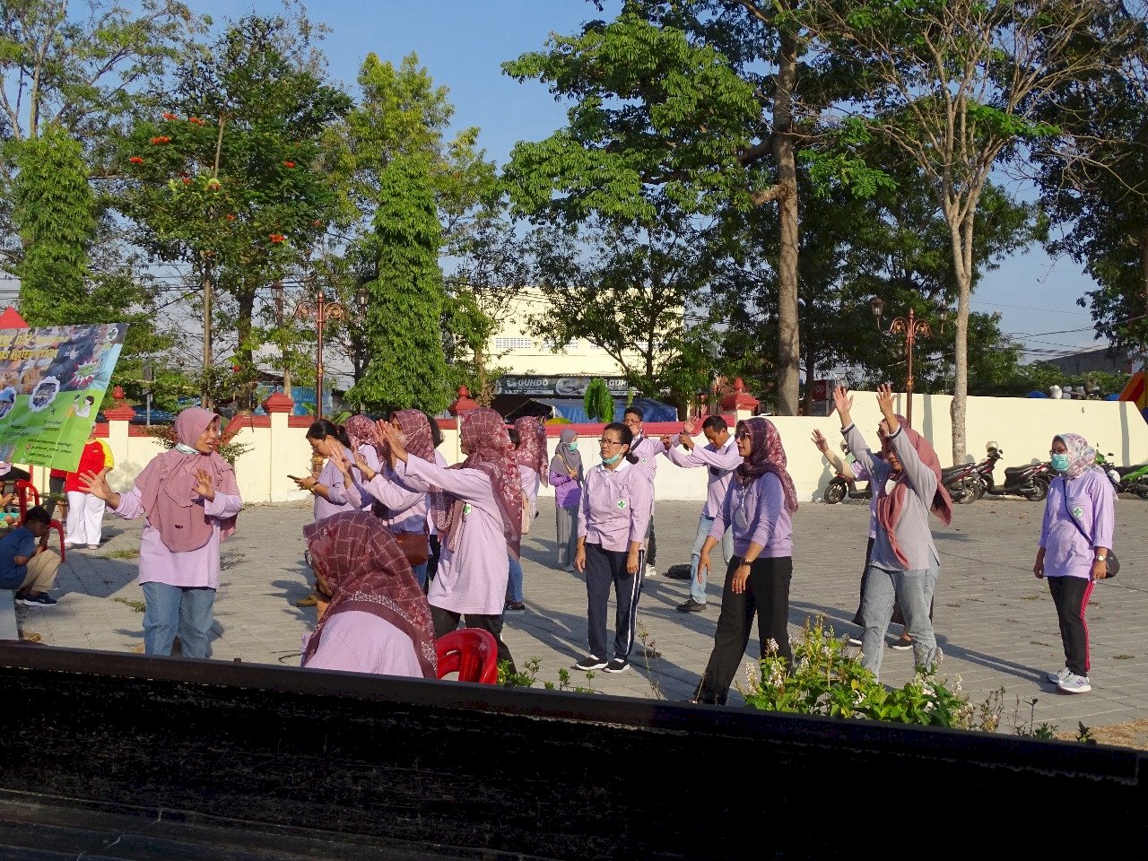 Puskesmas Klaten Utara Hadir Dalam Car Free Day Klaten