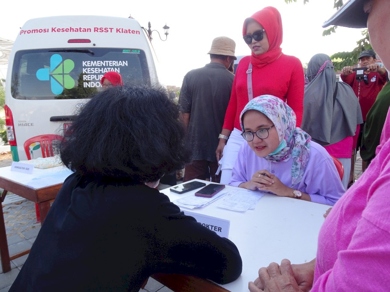 Puskesmas Klaten Utara Hadir Dalam Car Free Day Klaten