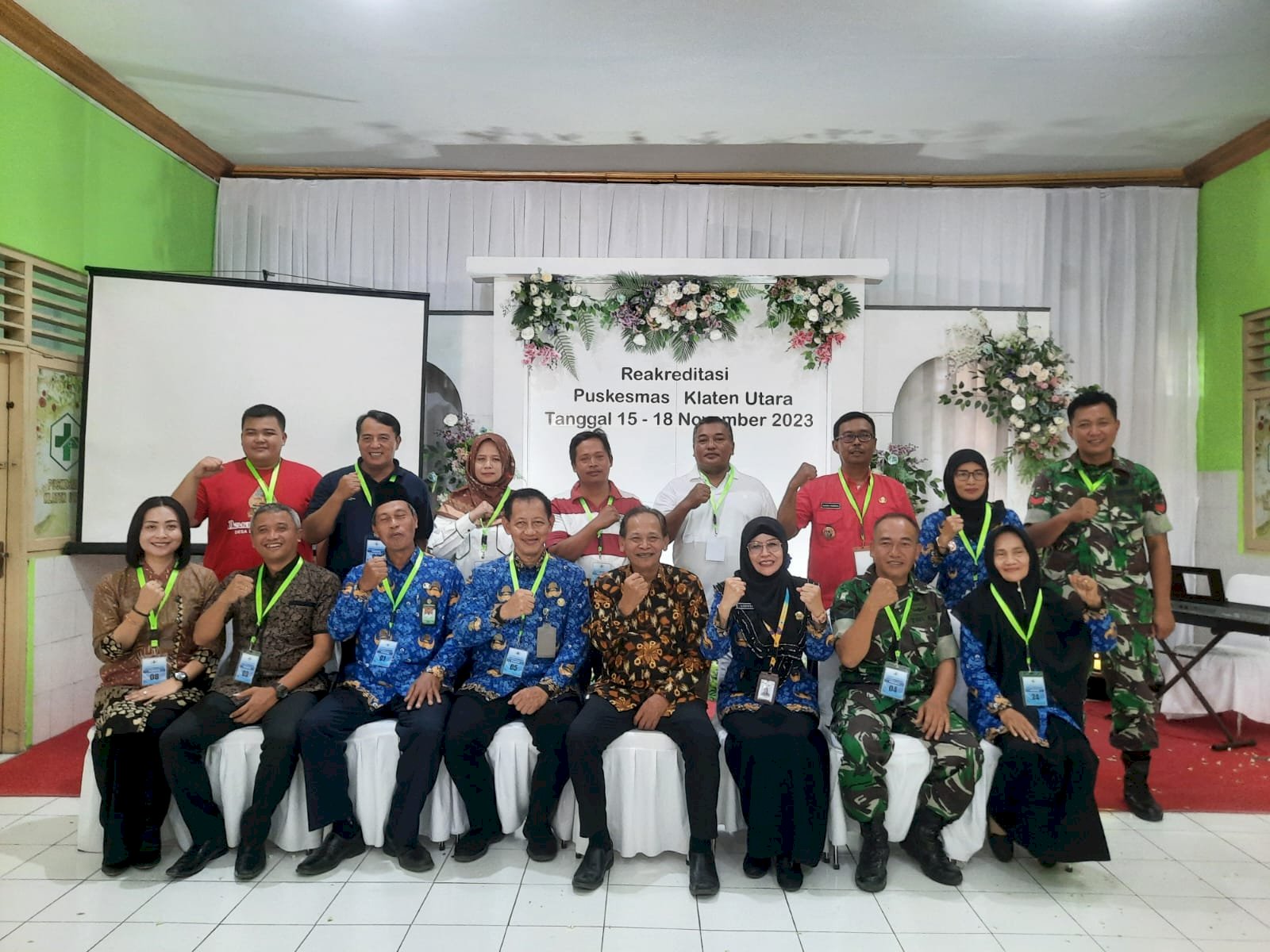 Hari Pertama Re-Akreditasi Puskesmas Klaten Utara Tahun 2023