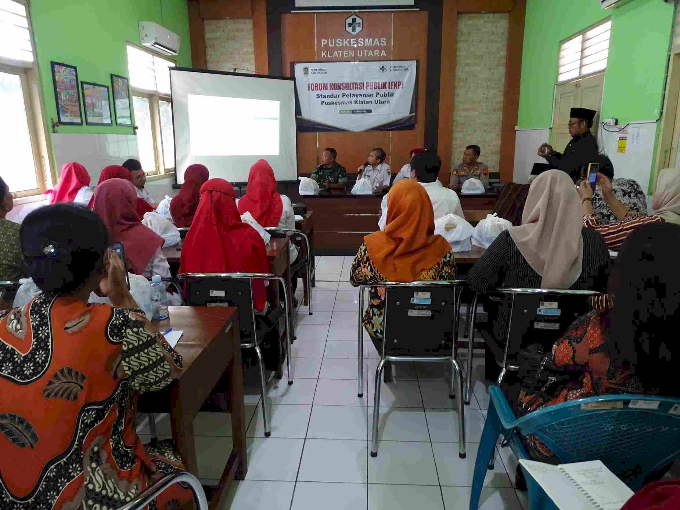 Forum Konsultasi Publik Puskesmas Klaten Utara