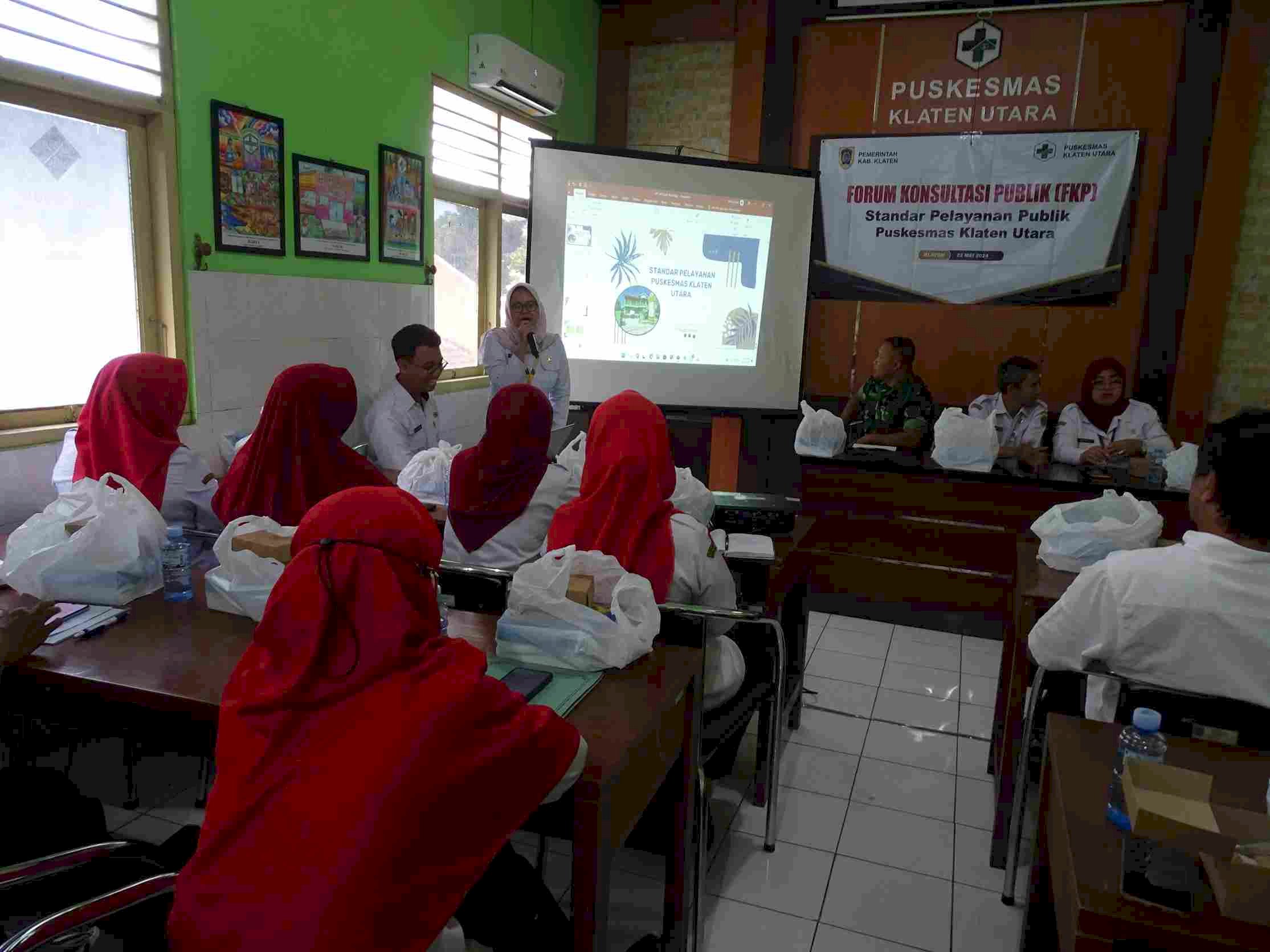 Forum Konsultasi Publik Puskesmas Klaten Utara