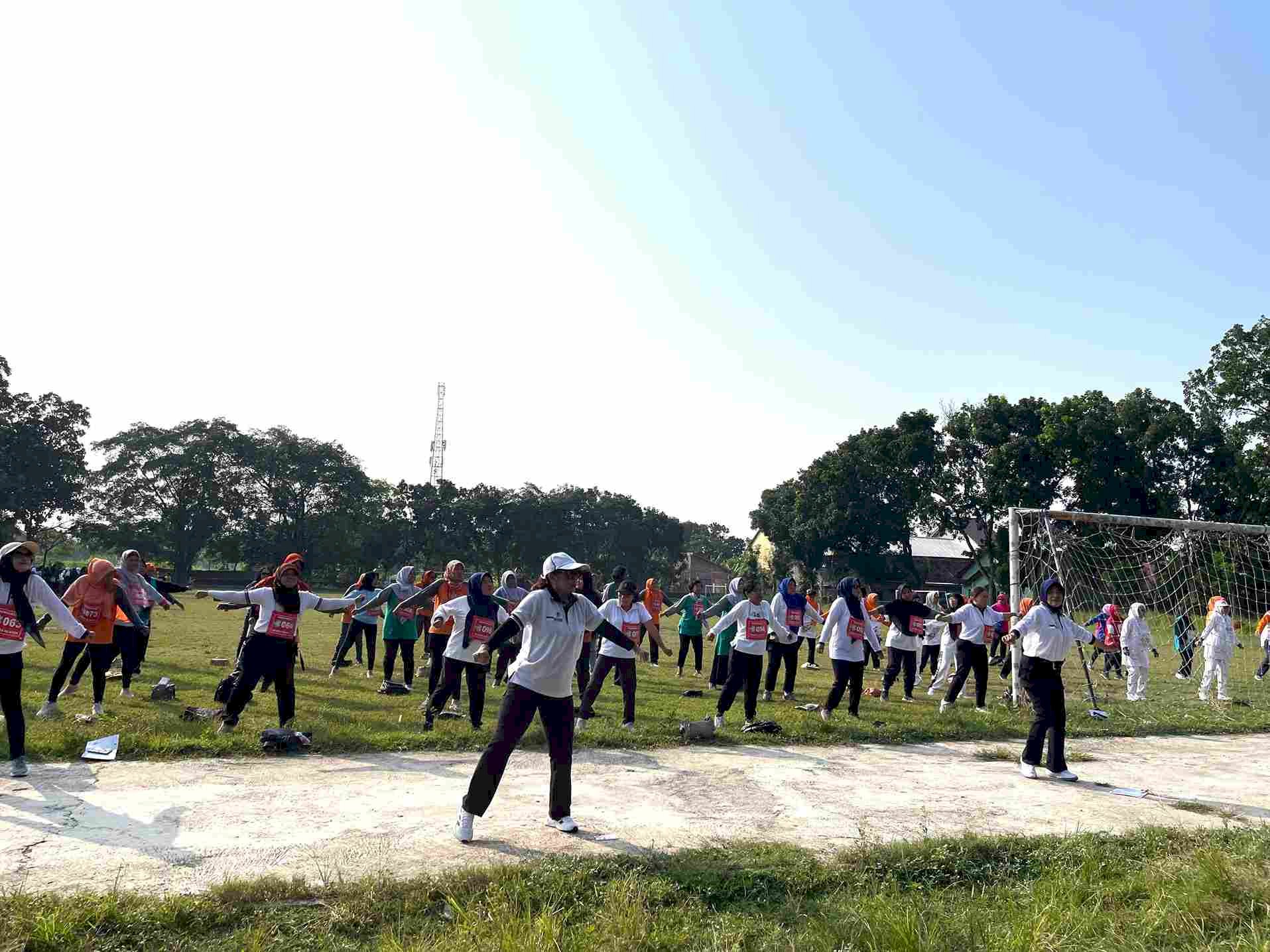 Pengukuran Kebugaran Bersama KORMI dan Kader Kesehatan