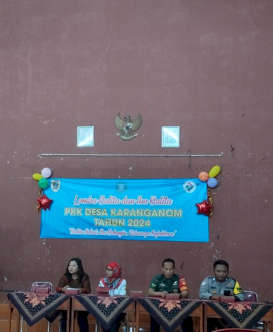 Lomba Balita dan Ibu Balita Bersama PKK Desa Karanganom di Desa Karanganom