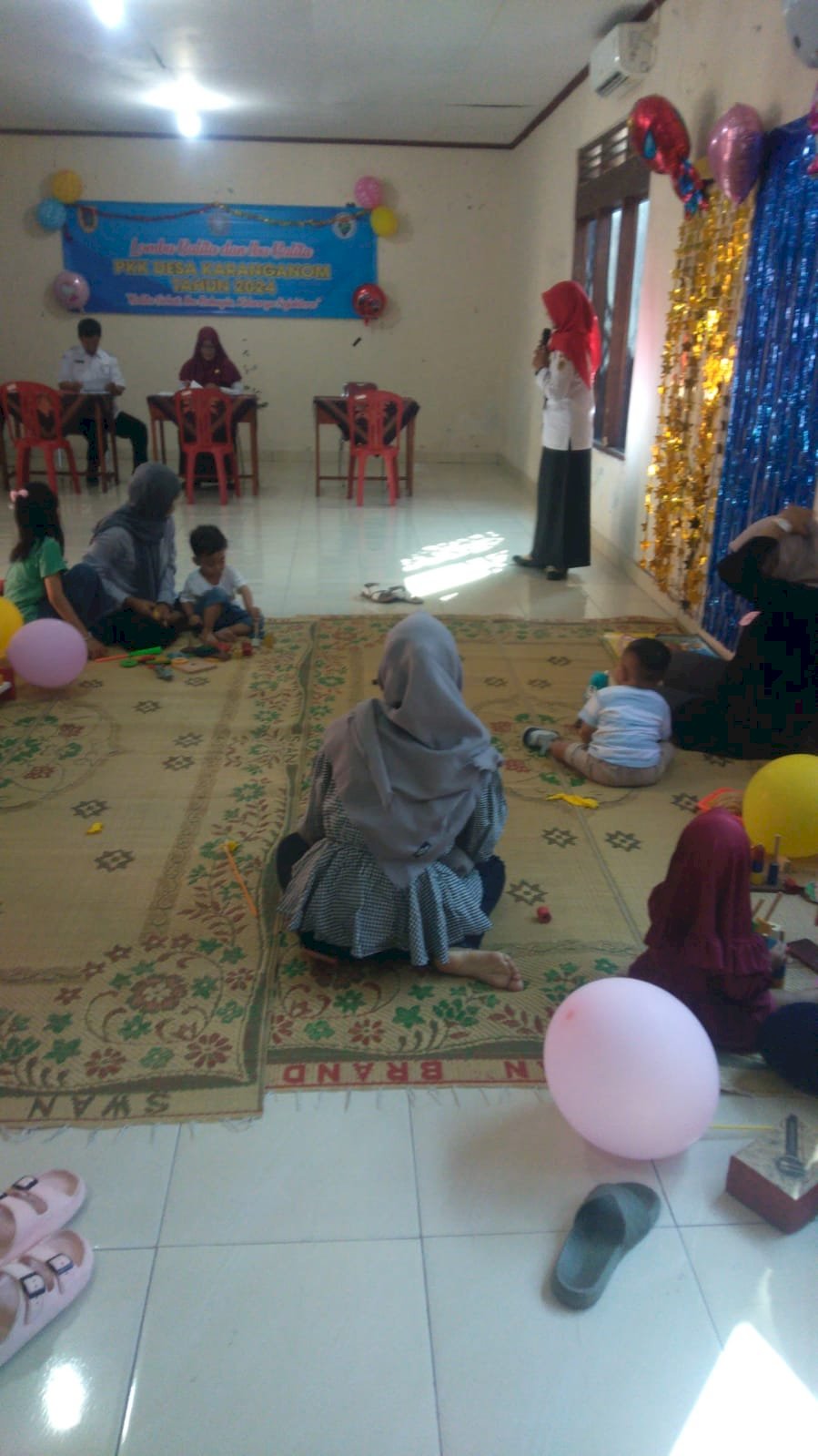 Lomba Balita dan Ibu Balita Bersama PKK Desa Karanganom di Desa Karanganom