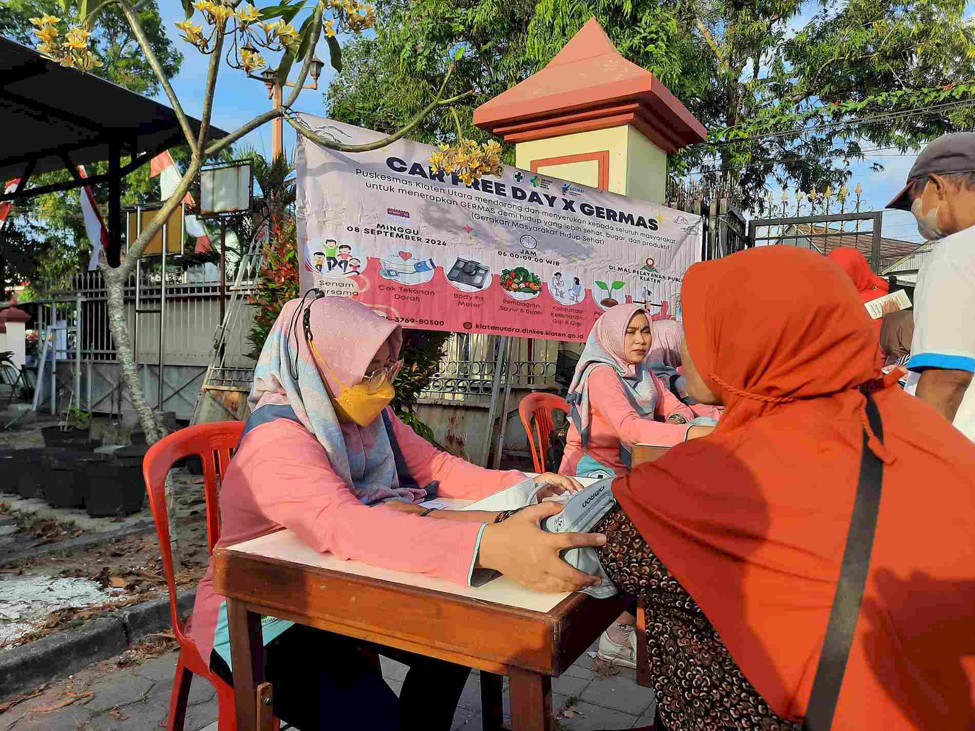 Car Free Day Bersama Puskesmas Klaten Utara