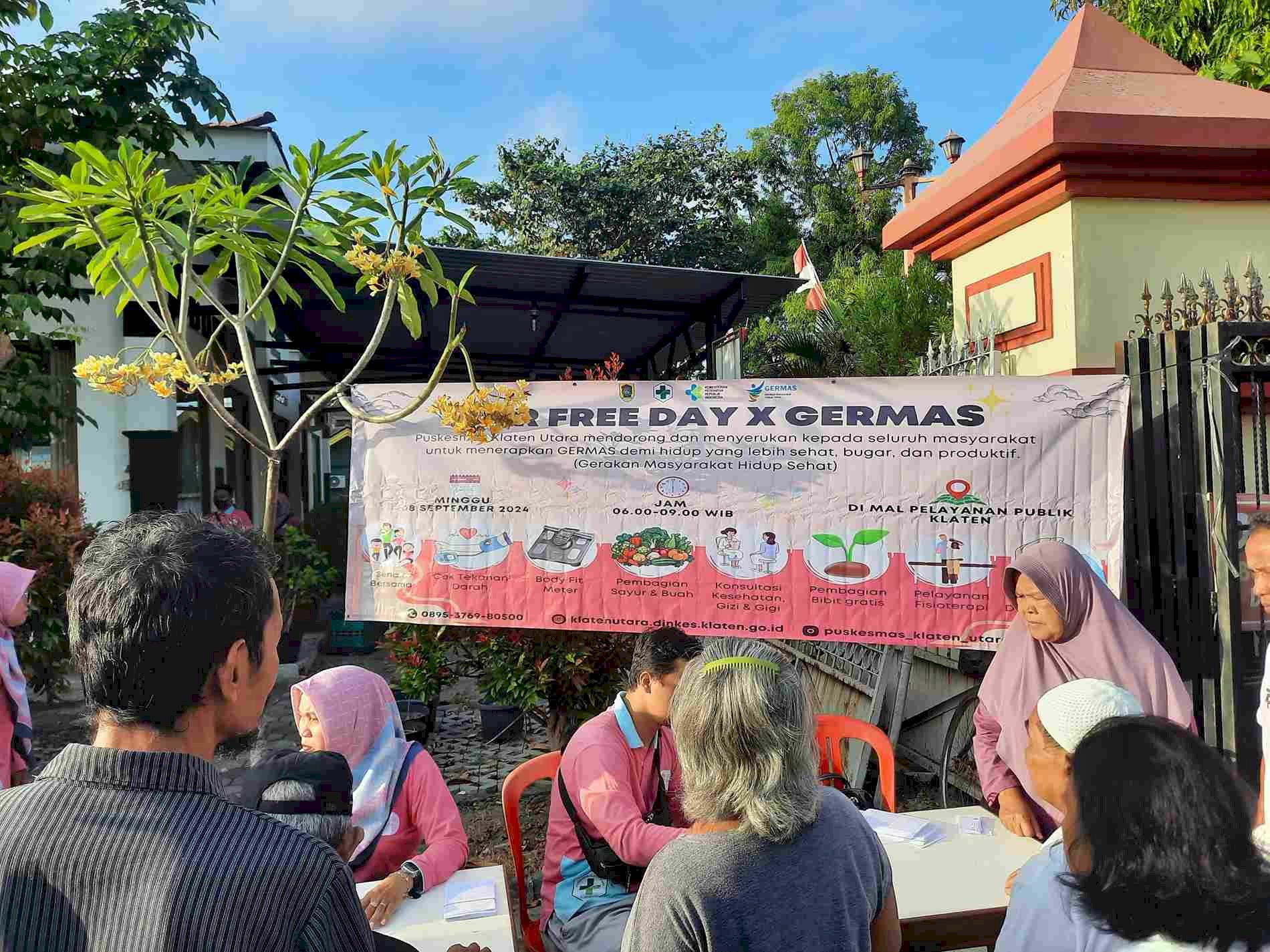 Car Free Day Bersama Puskesmas Klaten Utara