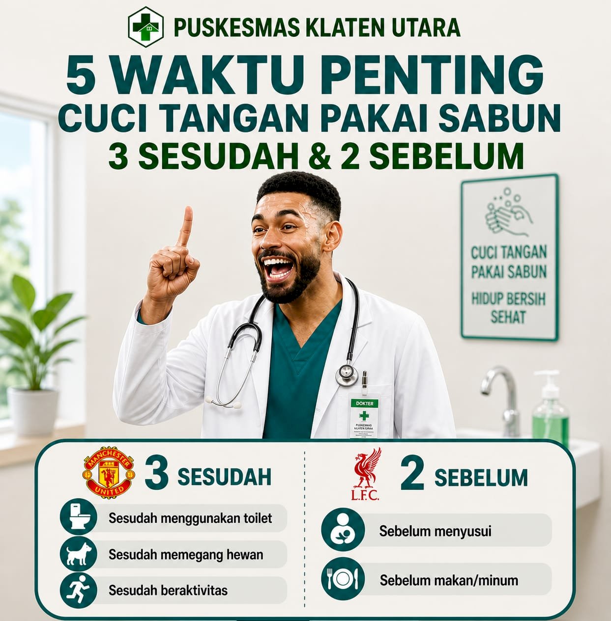 5 Waktu Penting Cuci Tangan Pakai Sabun