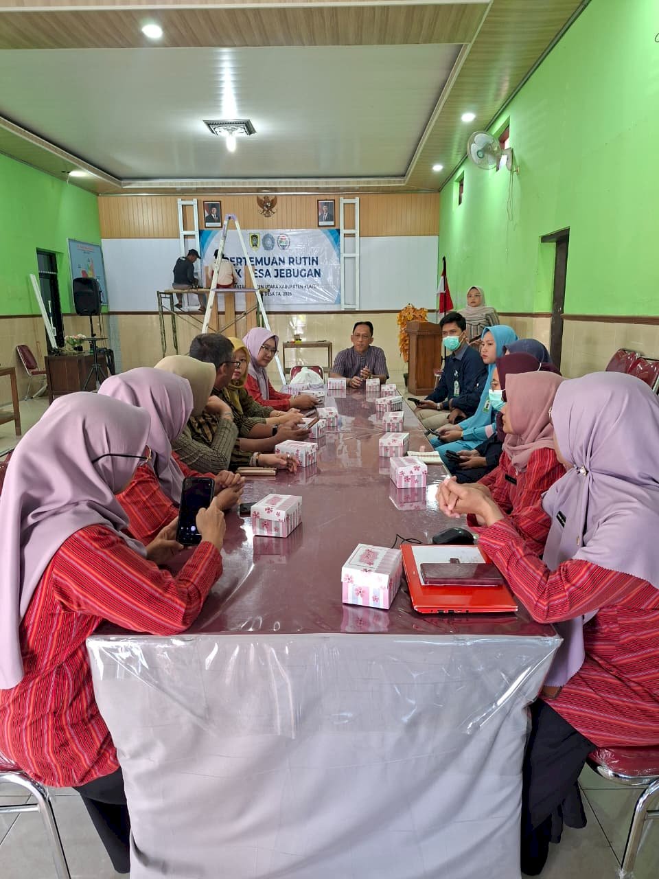 Koordinasi Kegiatan Speling di Desa Jebugan Bersama Lintas Sektor