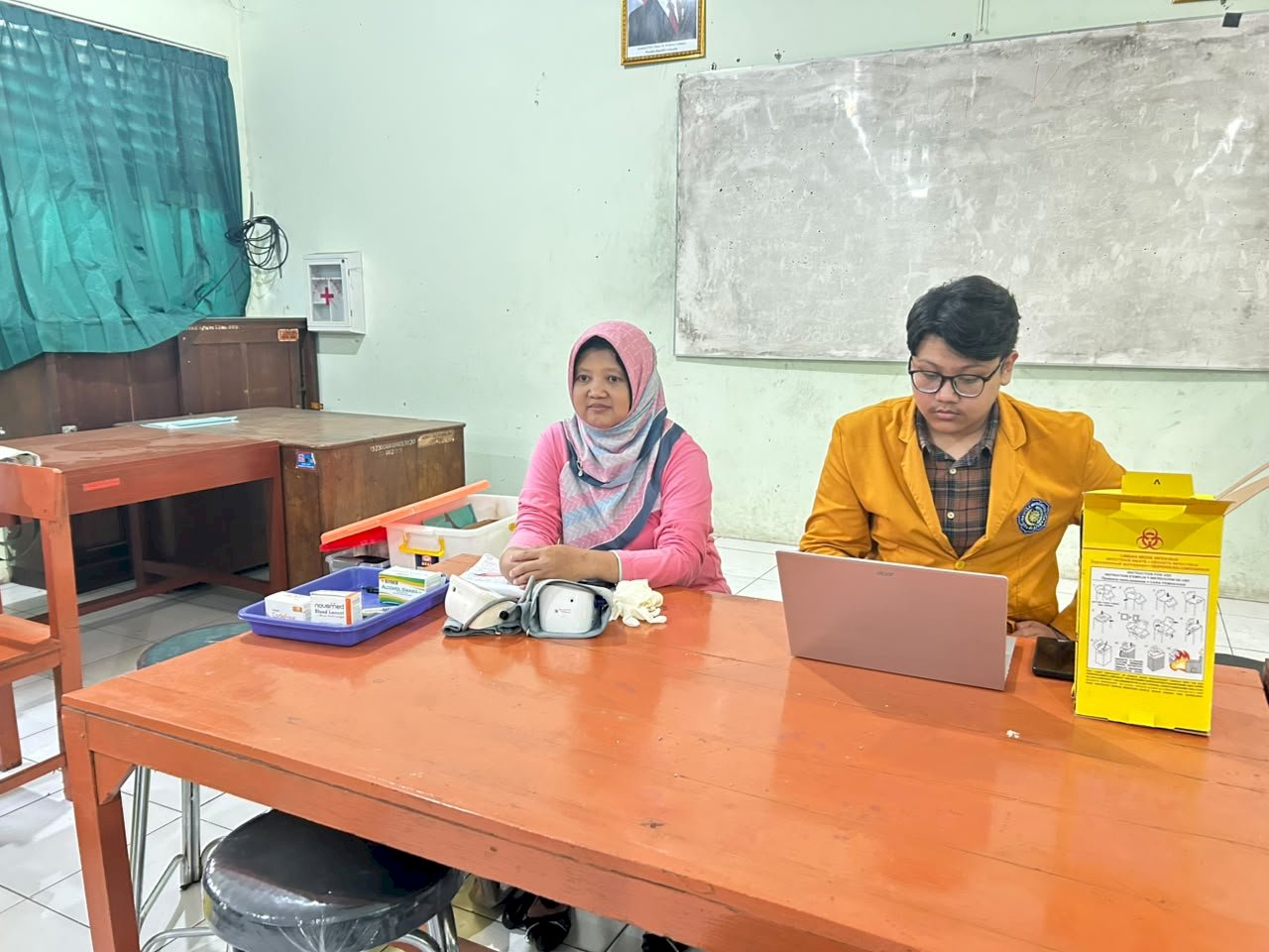 Kegiatan CKG di SMA N 3 Klaten
