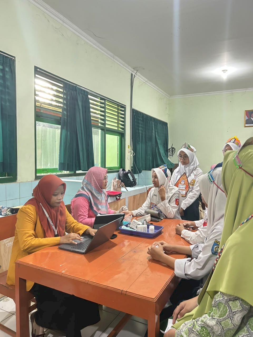 Kegiatan CKG di SMA N 3 Klaten