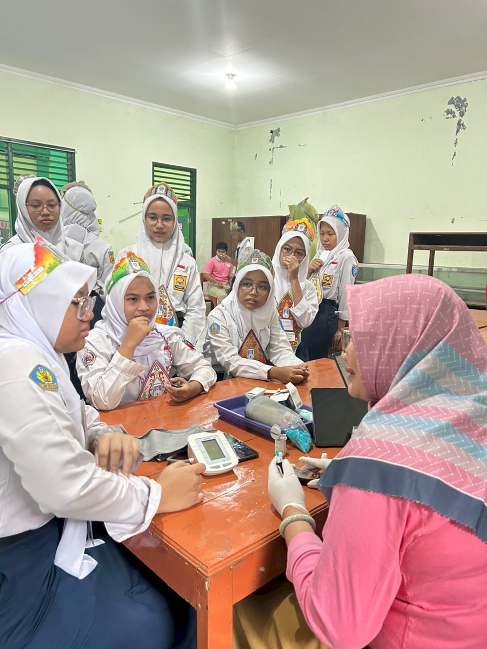 Kegiatan CKG di SMA N 3 Klaten