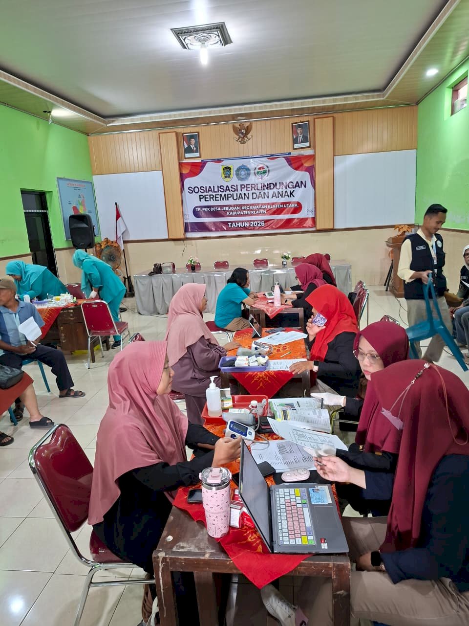 Pelaksanaan Kegiatan CKG Speling di Desa Jebugan