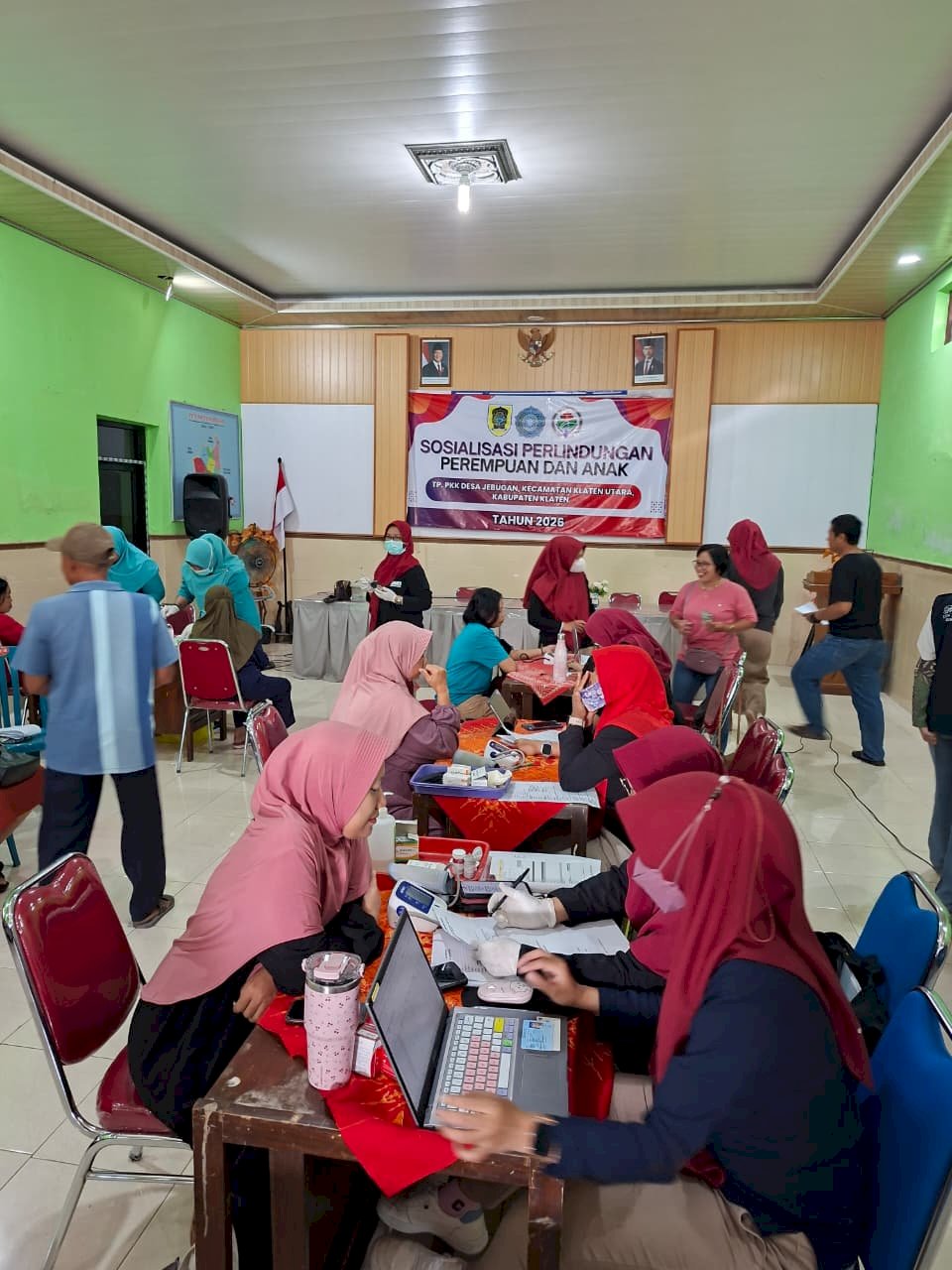 Pelaksanaan Kegiatan CKG Speling di Desa Jebugan