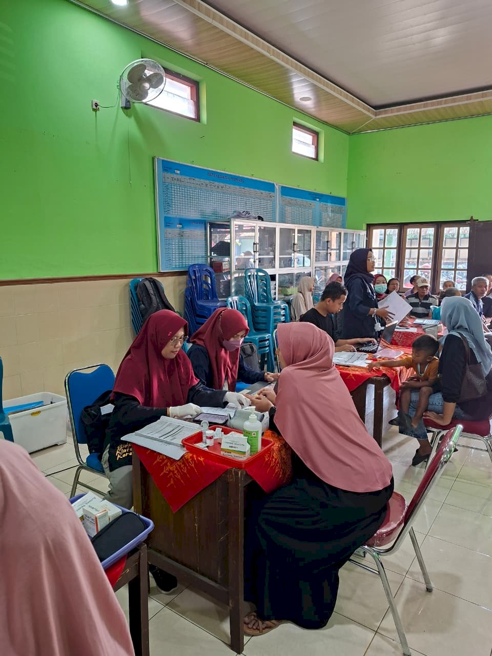 Pelaksanaan Kegiatan CKG Speling di Desa Jebugan