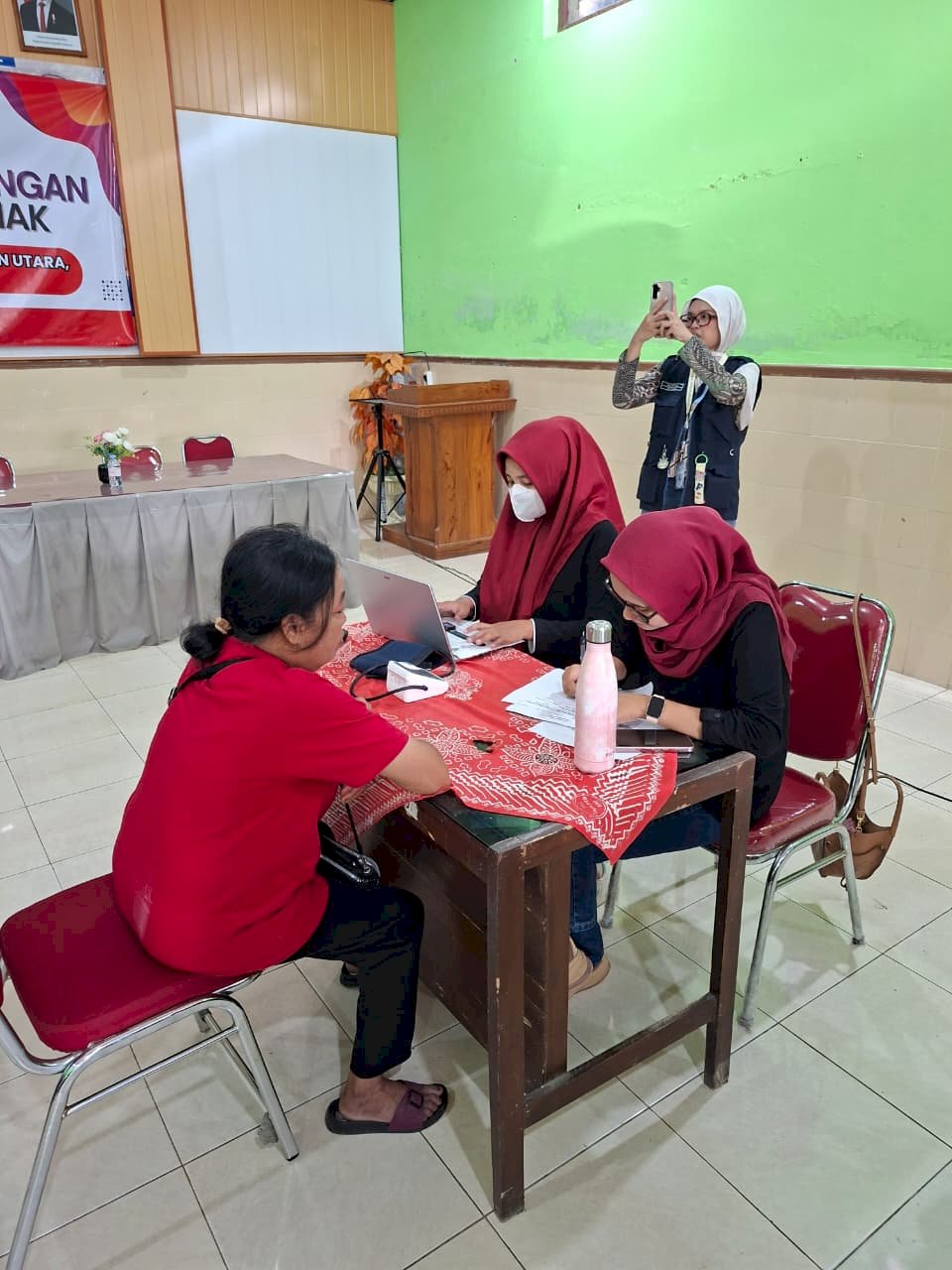 Pelaksanaan Kegiatan CKG Speling di Desa Jebugan