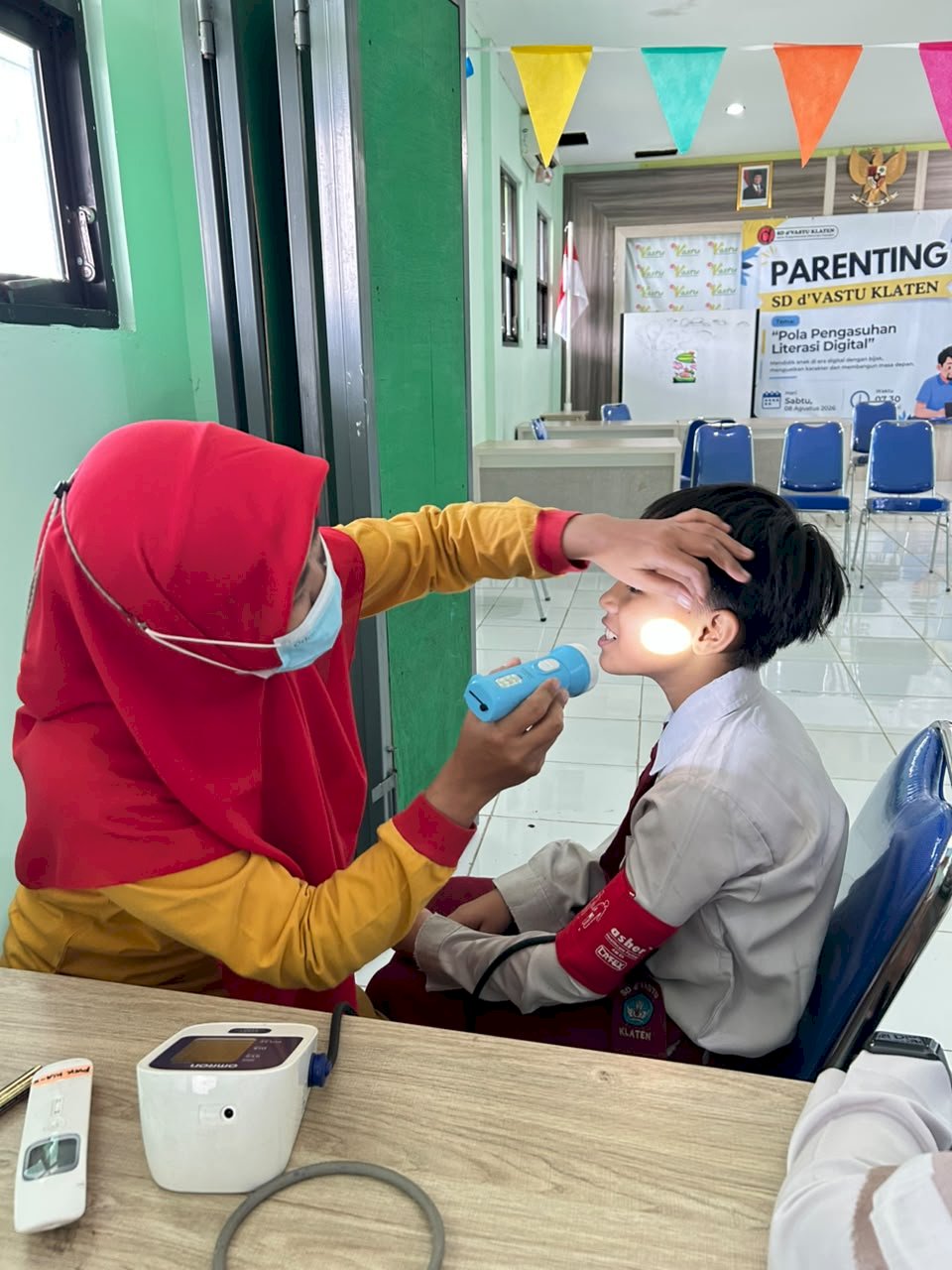Kegiatan BIAS dan CKG di SD D'Vastu