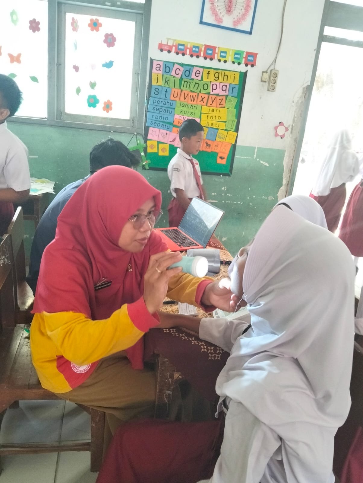 Kegiatan BIAS dan CKG di SD N 3 Karanganom