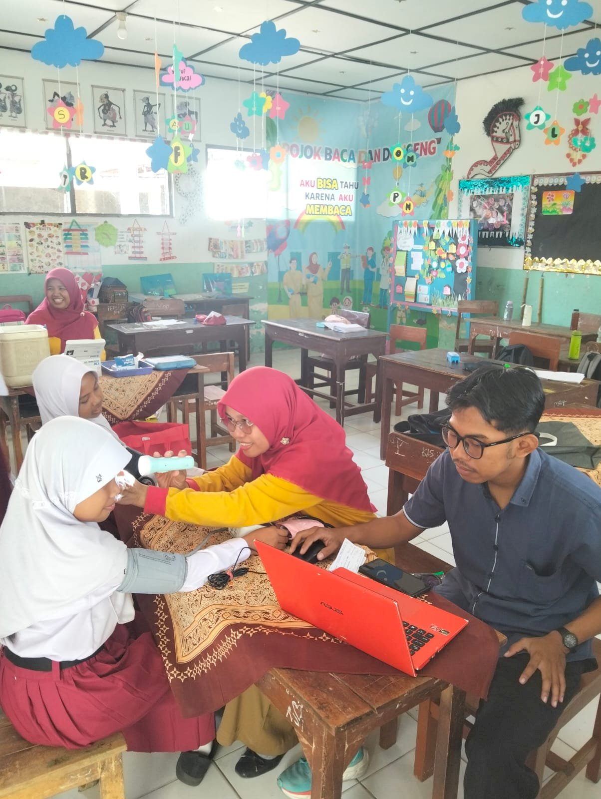 Kegiatan BIAS dan CKG di SD N 3 Karanganom