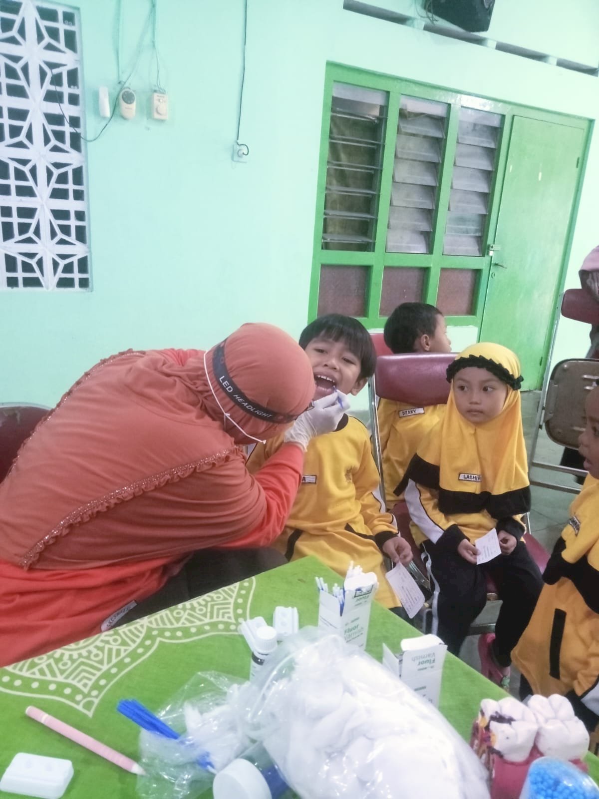 Cek Kesehatan Gratis di TK ABA 3 Barenglor